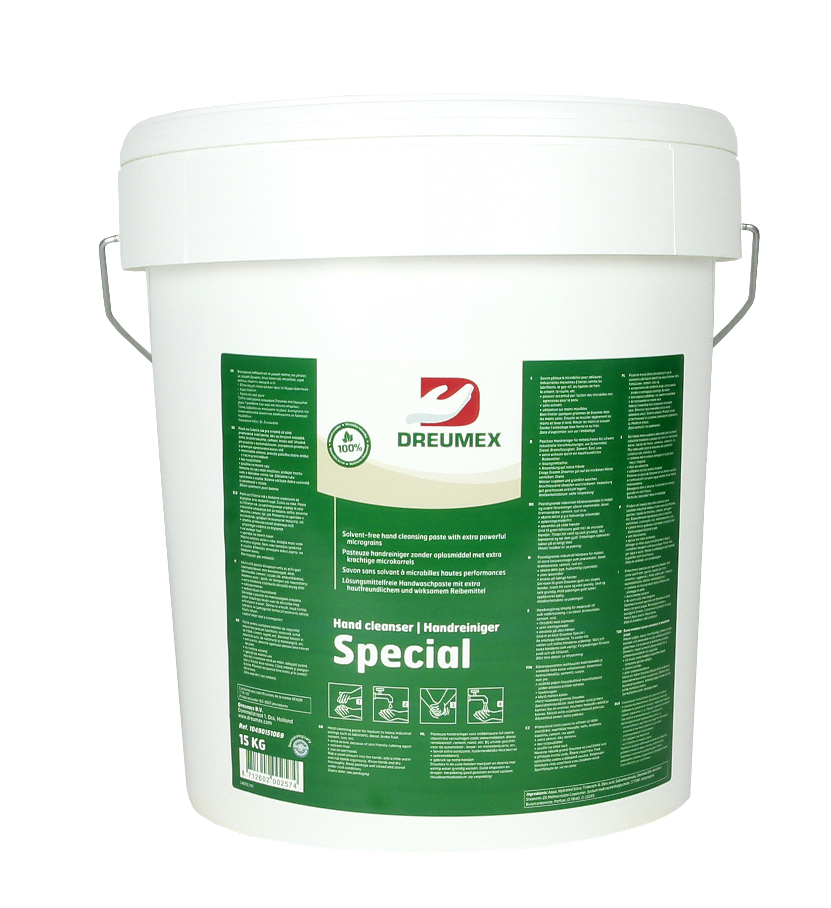 DREUMEX Special 15 Kg mycí pasta na ruce 